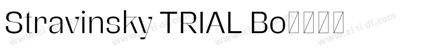Stravinsky TRIAL Bo字体转换